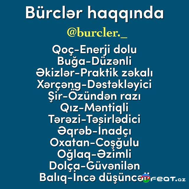 Bürclər Haqqında Bilmədiyiniz Maraqlı Məlumatlar Foto 32burcler Haqqindamaraqli Melumatlar 